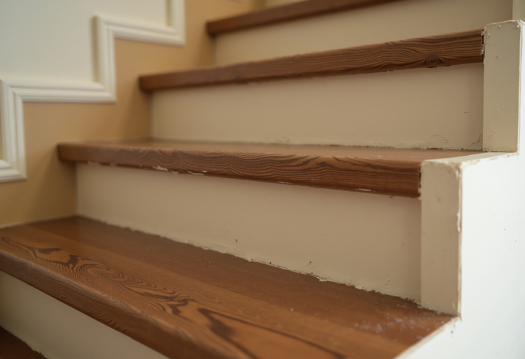 Stair nosing, mitred return